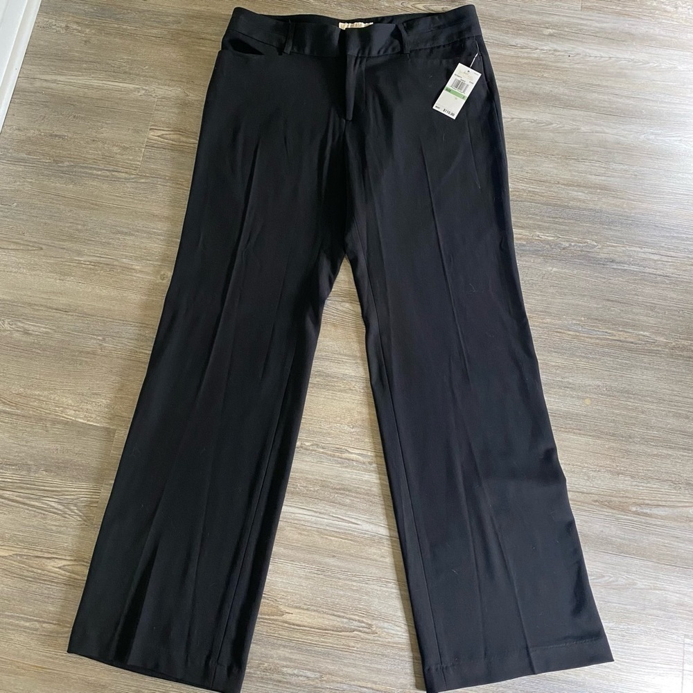 Michael Kors Wide Leg Black Pant NWT